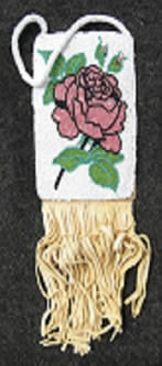 Timpanogos Nation Beaded Pouch Copyrighted